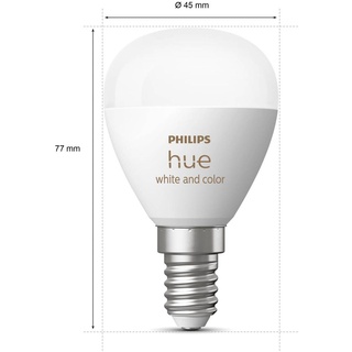 Philips Hue White&Color Ambiance E14 5,1W 2er-Set