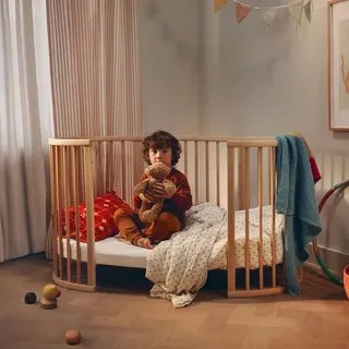 STOKKE SleepiTM V3 Natur ohne Rollen, Beige