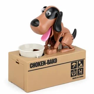 Hungriger Hund Spardose, Hungry Dog Sparschwein, Welpen-Sparschwein, Münze Kaut Spardoses, Münze Spardoses Geburtstagsgeschenk