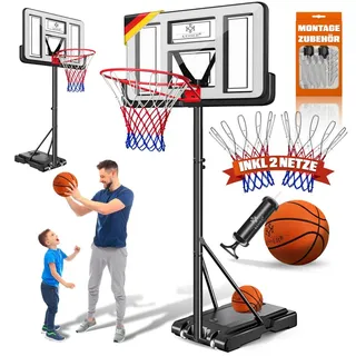 Kesser Basketballkorb höhenverstellbar 160-210 cm Weiß