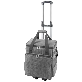 Phönix Trolley für Nähmaschinen 45x21x37cm und Overlockmaschinen 39x32x36cm (Overlocktrolley Quilt Design)