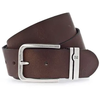 Mustang Herrengürtel Leder 4 cm braun 115