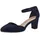 Spangenpumps Marineblau 40