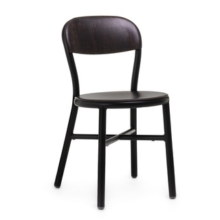 Pipe Stuhl ohne Armlehne, buche / schwarz