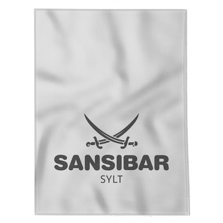 Wohndecke SANSIBAR silber/anth (BL 150x200 cm) - grau