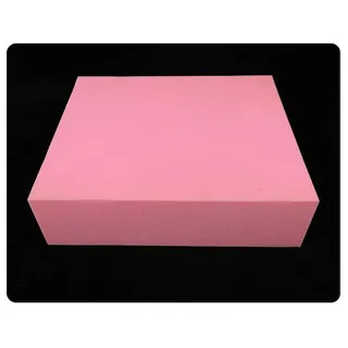 YOUGANG Rosa Schaumstoff-Zuschnitt 3/5/7/10/12cm dick Schaumstoff-Polsterung, Hochdichte Ersatz-Schaumstoff aus Sitzgelegenheit Sitzpolster Fenstersitze Sitzkissen (5cm dick,50x50cm)