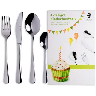 Paul Wirths Bestecke Kinderbesteck - Kids 4 teilig inkl. Gravur KB023
