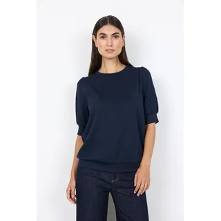 Soyaconcept Kurzarmbluse SC-BANU Blau XXL
