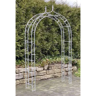 DanDiBo Ambiente Rosenbogen 140 x 0 x 0 cm Grau/Silber