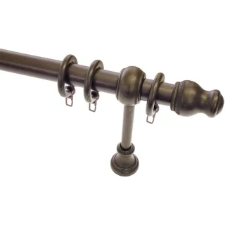 GARDINIA Gardinenstange Lugano Classic Ø 28 mm 250 cm kolonial
