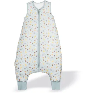 kolibri Baby-Schlafsack mit Beinen 2.5 TOG I Kliniklieferant Nr. 1 I Schlafsack ärmellos I Ganzjahr Babyschlafsack mit Beinen I Oeko-TEX 100 Zertifiziert | Unisex I Safari | 86/92 |