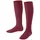 Unisex K Kh nachhaltige Baumwolle lang einfarbig 1 Paar Rot Ruby 8830 39-42 39-42