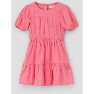 s.Oliver Minikleid Kleid Kleid mit Raffungen und Cut-out rosa 116 EU
