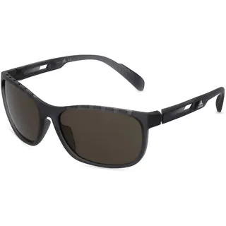 Adidas SP0014 Unisex-Sonnenbrille Vollrand Oval Kunststoff-Gestell, grau