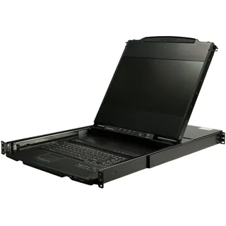Startech 1HE 17" 1080p Dual-Rail DVI/VGA LCD KVM-Konsole (RKCOND17HD)
