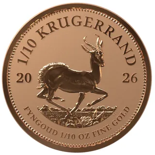 Südafrika 2026 1/10oz Krügerrand AU Reverse Proof