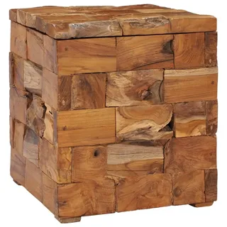 vidaXL Hocker Massivholz 40 x 45 x 40 cm Braun