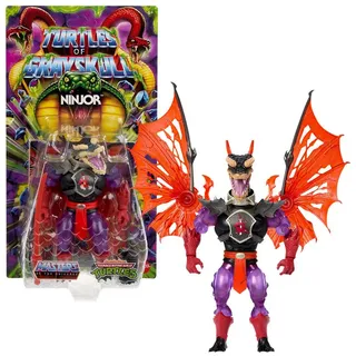 Mattel Turtles of Grayskull Actionfigur Mutated Ninjor 14 cm - Rosa/Mehrfarbig