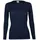 Unterhemd Langarmshirt Blau L 46/48