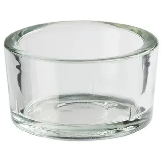 Teelichthülle aus Glas 50 x 27 mm