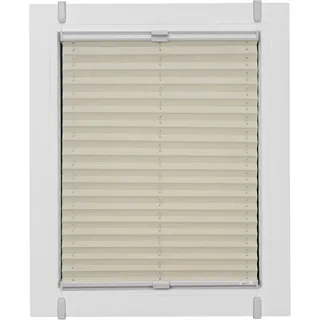 SUNLINES Plissee One Size Style Crush 120 x 130 cm grau/beige