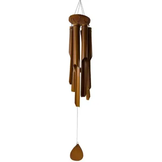 Woru Bambus-Windspiel 50 cm Braun