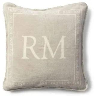 Riviera Maison RM Logo Kissenbezug Decken & Kissen Nude