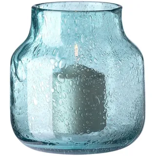 Fink Dekovase FINK SOLEA petrol, B:19cm H:19cm T:19cm Ø:19cm, Glas, Vasen