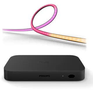 Philips Hue Entertainment-Erlebnispaket für 65-Zoll-Bildschirme - Weißes und farbiges Licht - Enthält Hue Sync Box 8k, Hue LED-Streifen 65 Zoll - Hue White and Color Ambiance Gradient