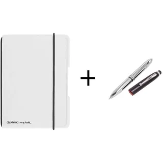 Herlitz Notizheft A6 kariert transparent