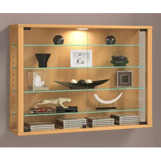 VCM Vitrine Vitrosa L 83 x 18 x 60 cm Goldfarben