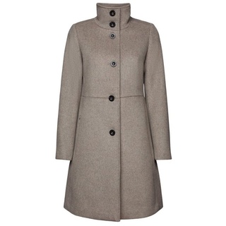 Esprit Collection Wollmantel Mantel aus weich angerauter Wolle braun