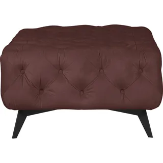 Home Affaire Polsterhocker Amaury Chesterfield-Optik 80 x 45 x 80 cm Rosa