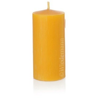 Wiedemann Kerzen Bienenwachskerze 100% Bienenwachskerzen Natur 100 x 50 mm, 8 Stück