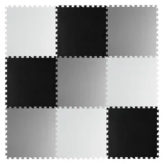 Große Schaumstoffmatte Puzzle Schachbrett Rikokids 180x180cm 9pcs