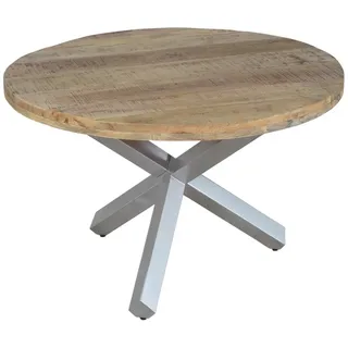ab:stil.art.moebel RUNIS Ø 130 cm natur Silber