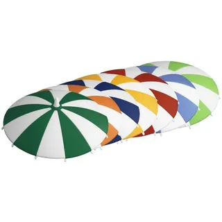 homeXpert Glas Glasabdeckung Trinkglas-Deckel Schirmchen, 0-tlg., Kunststoff, Ø 11,5 cm (Farbe zufällig, 12 Stück) bunt