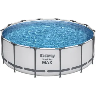 Aufstellpool mit Stahlrahmen, 4,27 m x 1,22 m, Set