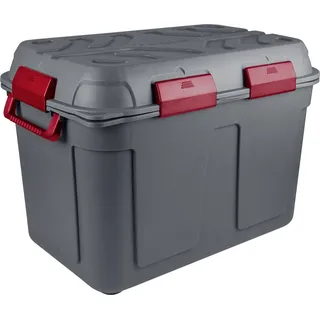 SUNWARE Aufbewahrungsbox Q-Line 79 x 54,5 x 54,5 cm 1-tlg. anthrazit/rot