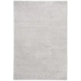 Snapstyle Touch Hochflorteppich 100 x 100 cm Silbergrau