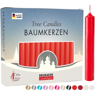 Brubaker Baumkerzen 100 St. rot