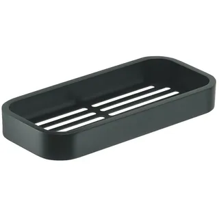 Gedy Ablageregal SMART eckige Ablage, 241x30x111mm, schwarz matt, Gedy-321814 schwarz