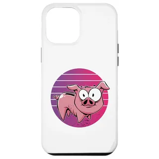 Hülle für iPhone 12 Pro Max Lustiges Sparschwein, Happy Saver, Sparschwein, das Geld