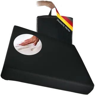 Orthopädisches Anti Dekubitus Viscoschaum-Sitzkissen 45x43x7 cm – Made in Europa | Ergonomisch & druckentlastend | Hochwertiger RG60 Gelschaum | Waschbarer Polyesterbezug mit Reißverschluss