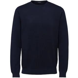 Selected Homme Male Pullover mit Rundhalsausschnitt Langarm | crewneck jumper - L
