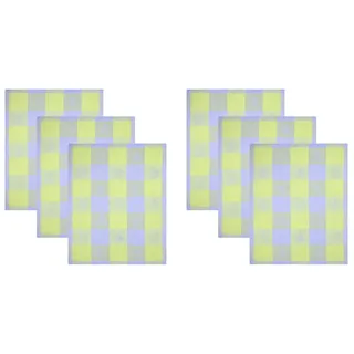 Betz Geschirrtuch 6 Stk. Halbleinen GeschirrtücherTEEKANNEN 50x70 cm Farbe: grün, (6-tlg), 6 Stück Halbleinen Geschirrtücher grün