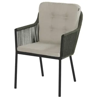 Hartman Cairo Rope Dining Stuhl 57 x 65 x 84 cm schwarz 2 St.