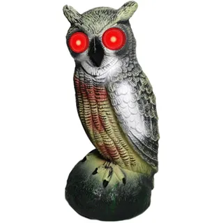 Künstliche Eule, Statue der Eule | Eulenköder zum Abschrecken von Vögeln | Vogelschreck, künstliche Eule, Eulenstatue, zum sicheren Halten von Pflanzen, Bäumen und für den Garten im