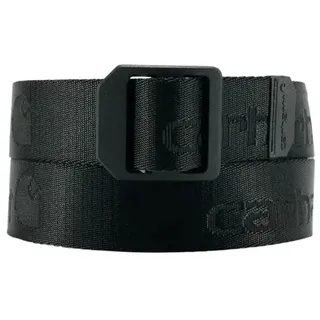 CARHARTT Nylon Webbing Gürtel Schwarz 90
