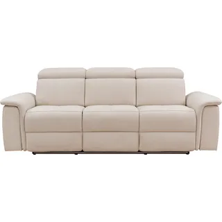 OTTO home Couch Webstoff 3-Sitzer Beige